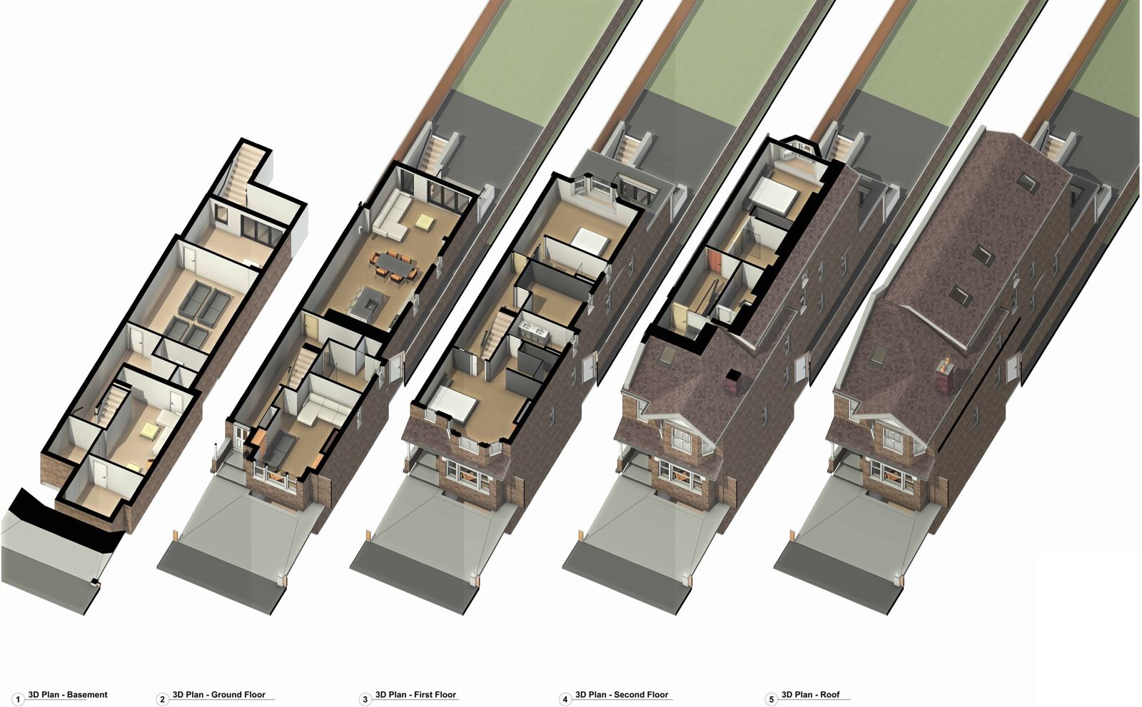 Basement, Loft & Extension Design in Woodwarde Road — CGI visualisation 3