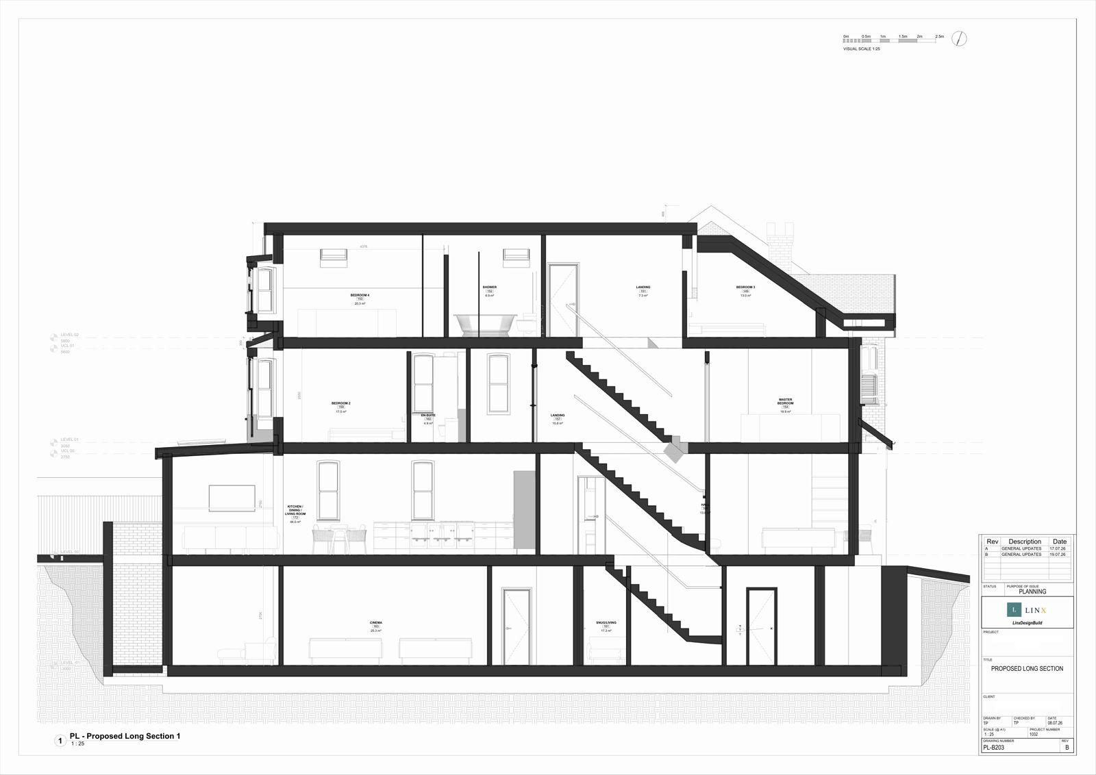 Basement, Loft & Extension Design in Woodwarde Road — CGI visualisation 4