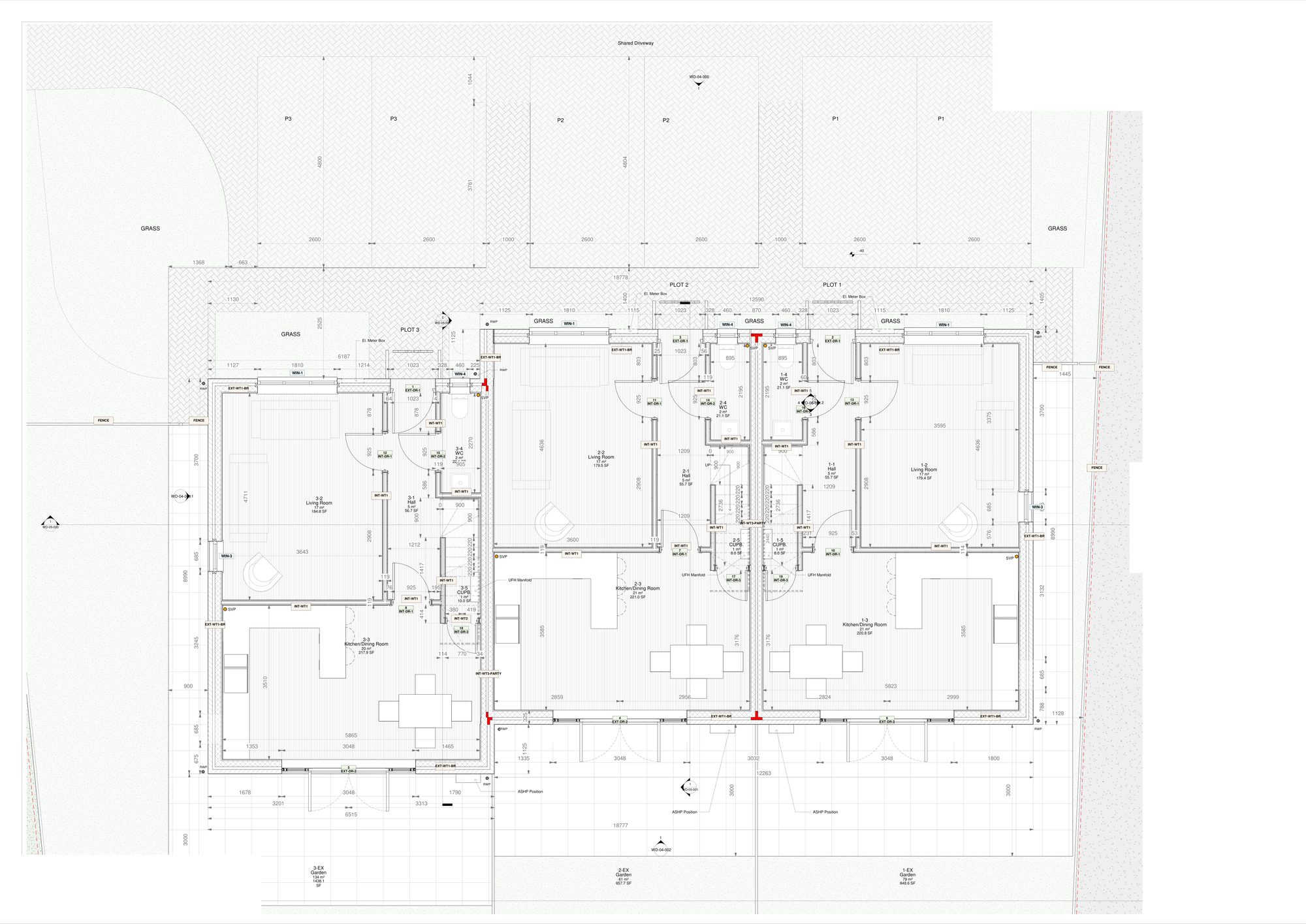 Proposed ground floor plan for the Sittingbourne scheme, drawn by LINX