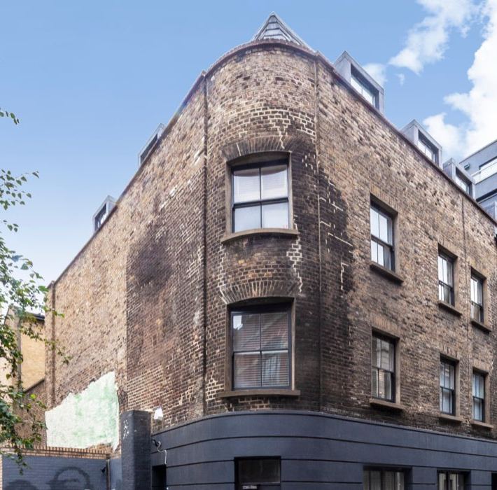 Victorian corner building in Shoreditch where LINX carried out a complete renovation